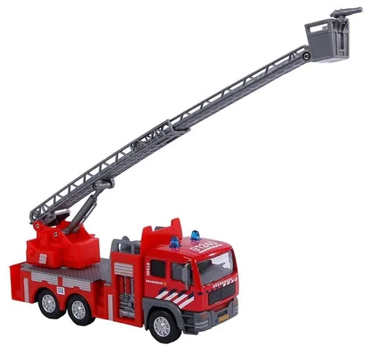 Kids Globe Die-cast Fire Department Ladder Truck NL 16cm